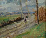 Ulvi Liegi, Paesaggio con gregge