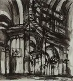 Emilio Vedova, Chiesa della Madonna della Salute "Interno"