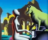 Mark Kostabi, Love among the ruins, 2009