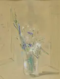 Fiori nel vaso by Filippo de Pisis, 1952, autentica on foto a cura dell'Associazione per il patrocinio and lo studio della figura and dell'opera di Filippo, offered May 2012