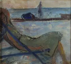 Donna sulla sdraio by Arturo Checchi, offered May 2012