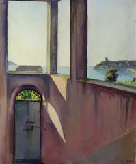 Paesaggio a Procchio by Baccio Maria Bacci, 1947, offered May 2012