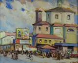 Galileo Chini, Milano che senevà (Il vecchio verziere)