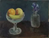 Giovanni March, Fruttiera e vasetto con fiori