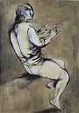 Giuliano Vangi, Uomo seduto