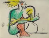 Figura by (Charles-Edouard Jeanneret-Gris) Le Corbusier, 1952, monogramma e data in basso a destra. Bibliografia: Incisioni originali Italiane e straniere dell?800 e moderne, offered Mar 2012