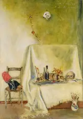 Walter Piacesi, la parete verde, 1983
