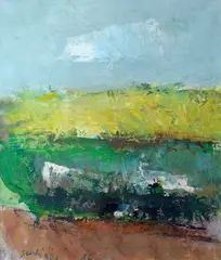 Paesaggio by Sergio Scatizzi, 1984, offered Mar 2012