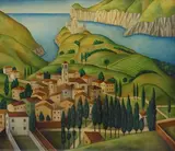 Ubaldo Oppi, Paesaggio ligure