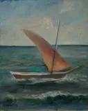 Carlo Carrà, Vela rossa