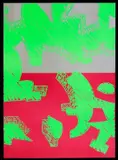 Carla Accardi, Rosso, 2000, lithograph