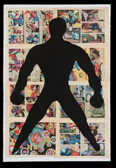 Supereroe by Paolo Canevari, 2001, lithograph, offered Mar 2012