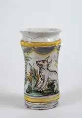 Albarello by Luigi Crisconio, in ceramica dipinta, offered Mar 2012