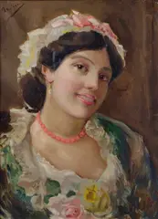 Ritratto di ragazza by Federico Andreotti, offered Mar 2012