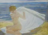 Gino Piccioni, Nudo sulla spiaggia