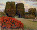 Giorgio Kienerk, Giardino toscano (Fauglia)