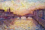 Guido Borgianni, Ponte sull'Arno