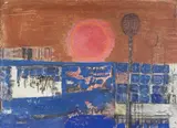 Bruno Saetti, Paesaggio con sole