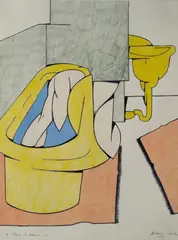 La stanza da bagno by Valerio Adami, 1967, offered Mar 2012