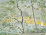 Michele Cascella, Alberi a Portofino
