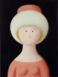 Antonio Bueno, Figura femminile con colbacco