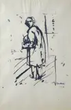 Orfeo Tamburi, Il pittore di spalle