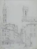 Ferruccio Moro, Piazza San Firenze, 1888