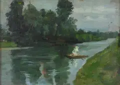 Lungo il Tamigi by Gaele Covelli, 1912, offered Mar 2012