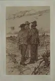 Tre contadini in conversazione by Giovanni Fattori, 1884, offered Mar 2012