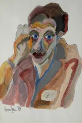 Figura by Beppe Serafini, 1984, offered Mar 2012