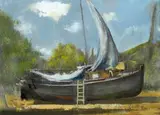 Romano Stefanelli, Isola d'Elba - Barca in secco