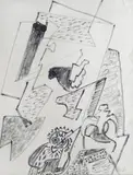 Gino Severini, Composizione con civetta
