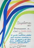 Piero Dorazio, Diploma