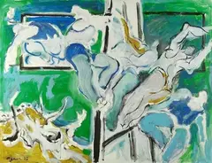 Édouard Pignon, Haute tension, 1982