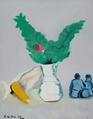Vaso con statuette by Giuseppe Cesetti, 1980, offered Dec 2011
