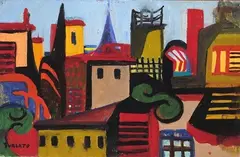 Via Margutta by Giulio Turcato, offered Dec 2011