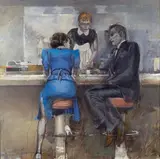 Alberto Sughi, Figure al bar