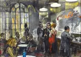 Alberto Sughi, Caffè Roma