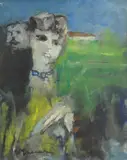 Mino Maccari, Paesaggio con figure