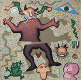 La piccola Apocalisse by Enrico Baj, 1978, offered Dec 2011