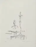 Dans l'atelier (da Paroles peintes) by Alberto Giacometti, 1965, offered Dec 2011