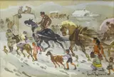 Giulio Falzoni, Zingari in marcia