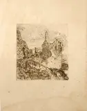 Giovanni Fattori, Rovine del Castello di Vincigliata