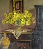Franco Sacchetti, Fiori sul tavolo, 1958