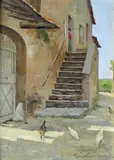 Gino Tommasi, Casa con scalinata