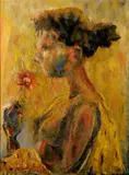 Silvio Loffredo, Donna con fiore