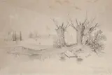 Ugo Manaresi, Paesaggio con borgo