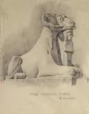 Alberto Pasini, Sfinge criocefala - Karnak