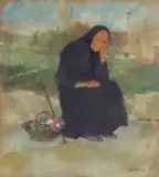Silvio Bicchi, Figura seduta