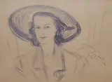 Guido Tallone, Ritratto di donna